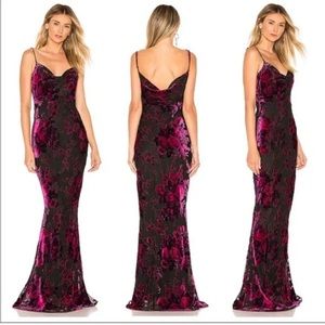 LIKELY MIdori floral gown size 4